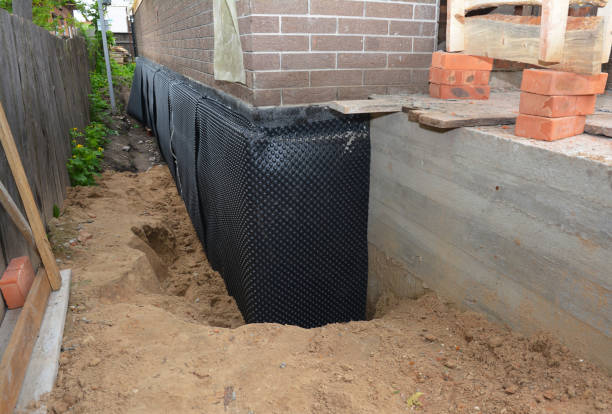 SJ Waterproofing Pros technician performing targeted Waterproofing assessment in Mount Perry, OH